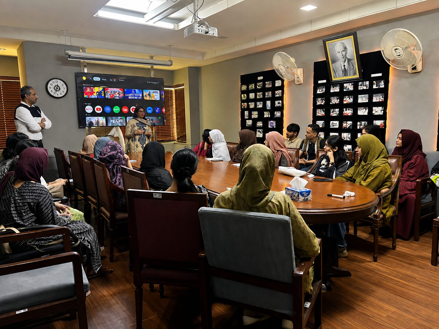 Public Health Nutrition trainees in a session on communication skills in the digital world