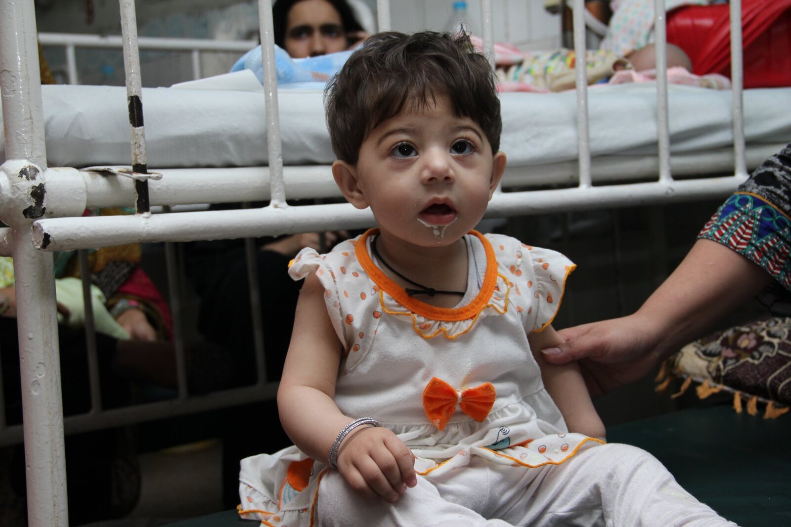 Aisha during her recovery in the JMT-supported children's ward